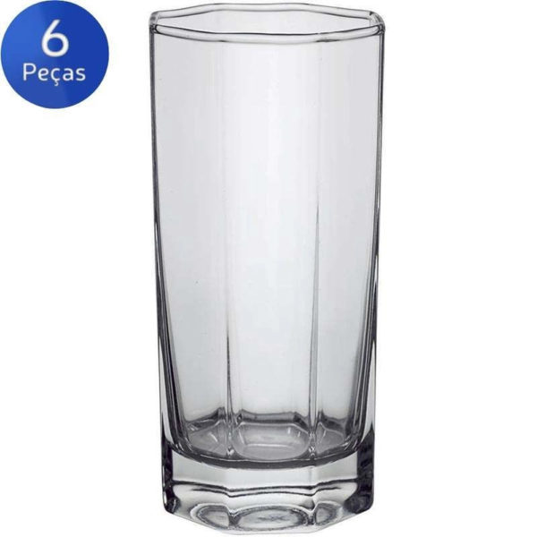 Copos Octron Alto 6 peças - Euro Home